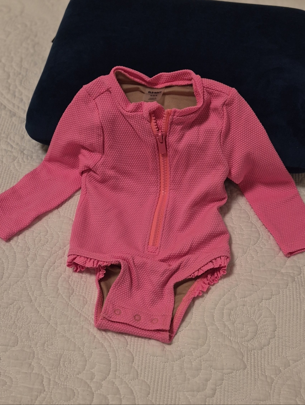 Coral Long Sleeve Kids Bodysuit